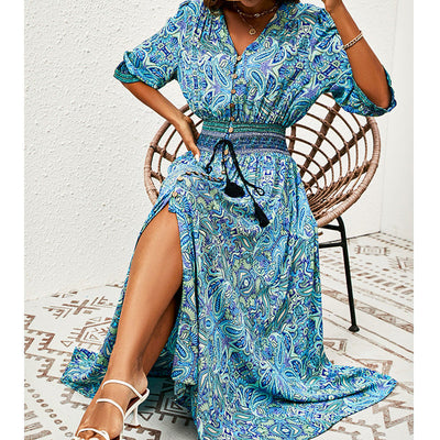 Megan | Boho Maxi Dress