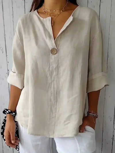 Lila | Casual V-Neck Blouse