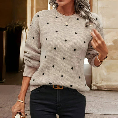 Clara | Chic Polka Dot Sweater