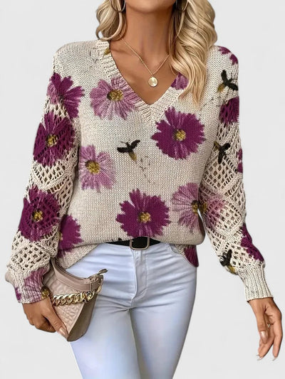 Clara | Floral Elegant Jumper