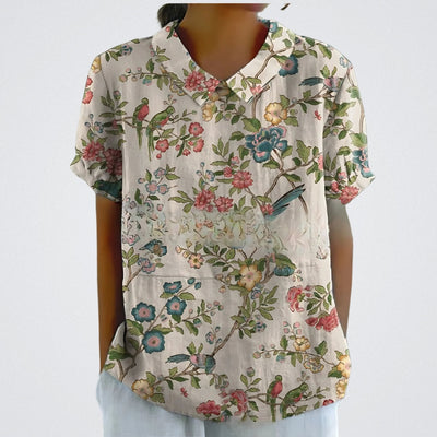 Clara | Elegant Floral Blouse