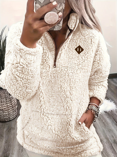 Mabel | Relaxed Zip-Up Sweatshirt
