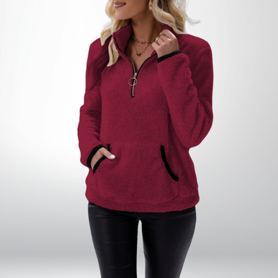 Lily | Cozy Half-Zip Jumper