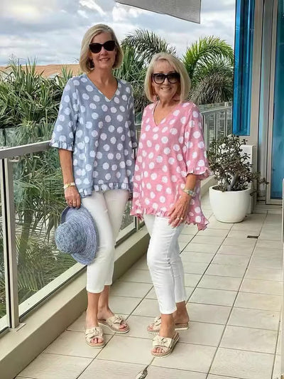 Megan | Chic V-Neck Top