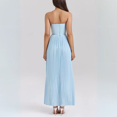 Clara | Elegant Pleated Gown