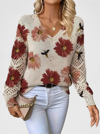Clara | Floral Elegant Jumper
