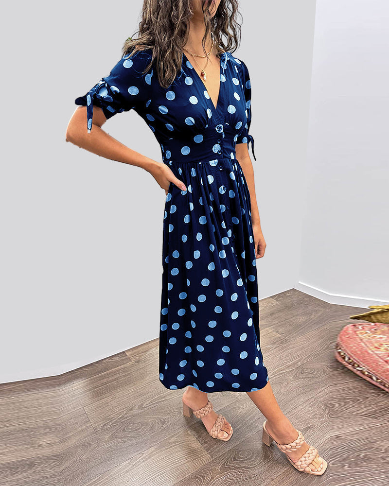 Clara | Chic Polka Dot Dress