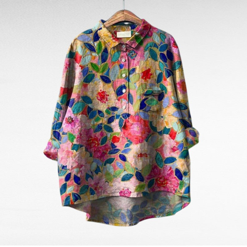 Clara | Vintage Floral Blouses