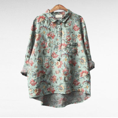 Clara | Vintage Floral Blouses