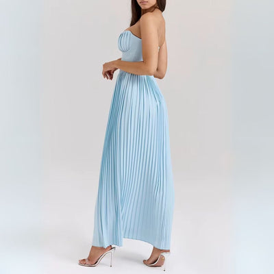 Clara | Elegant Pleated Gown