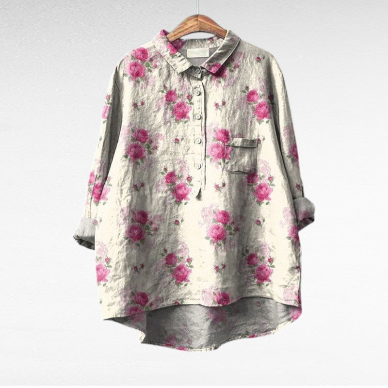 Clara | Vintage Floral Blouses