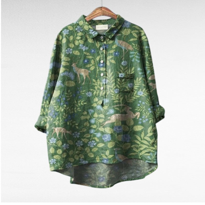 Clara | Vintage Floral Blouses