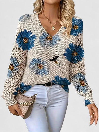 Clara | Floral Elegant Jumper