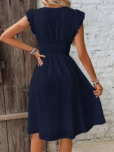 Clara | Ruffled Lace Dress