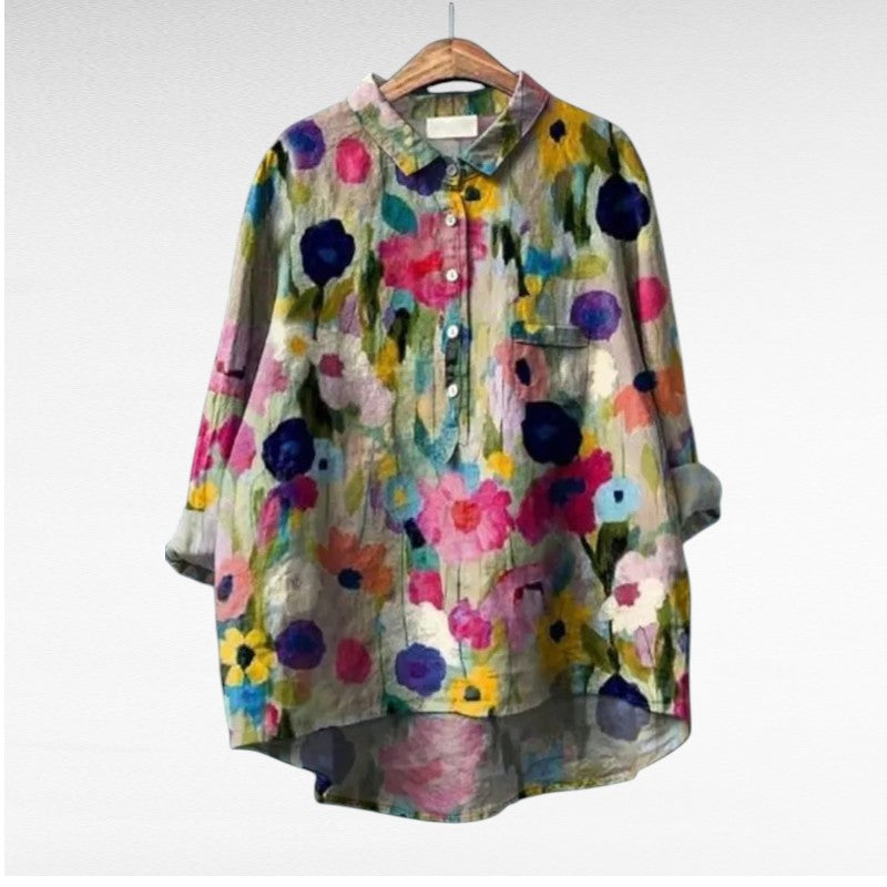 Clara | Vintage Floral Blouses