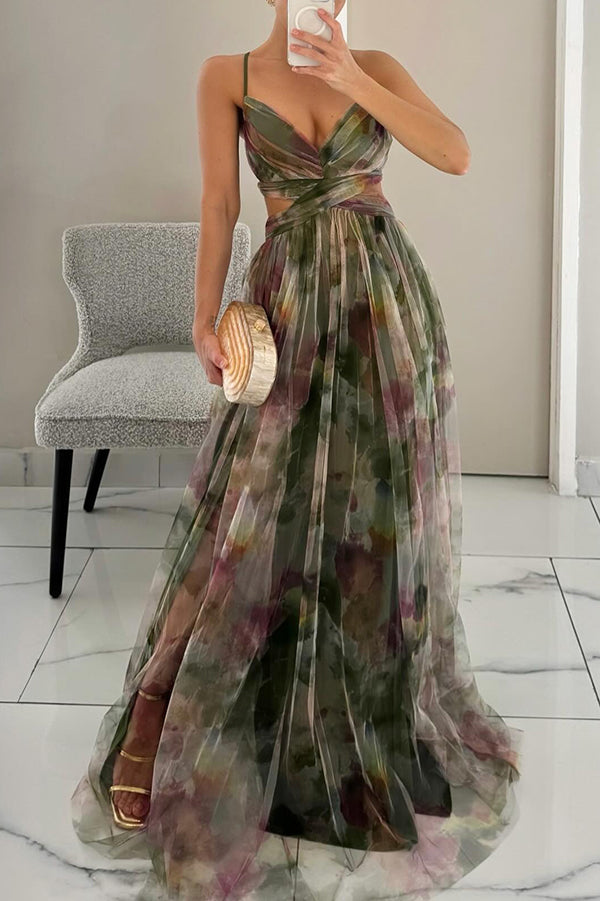 Sophie | Elegant Floral Maxi Dress