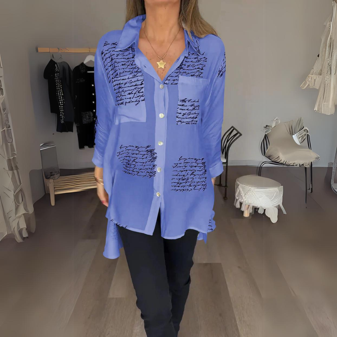 Sophie | Artistic Button-Up Shirt