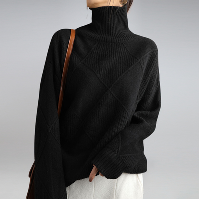 Clara | Elegant Roll Neck Jumper