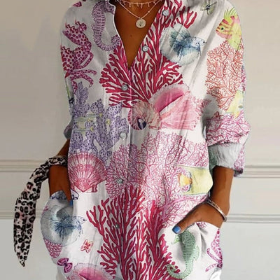Clara | Stylish Floral Blouse
