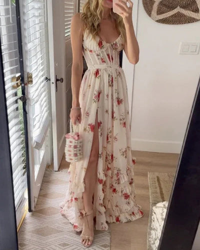Clara | Floral Midi Dress