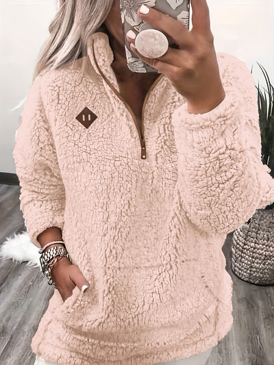 Mabel | Relaxed Zip-Up Sweatshirt