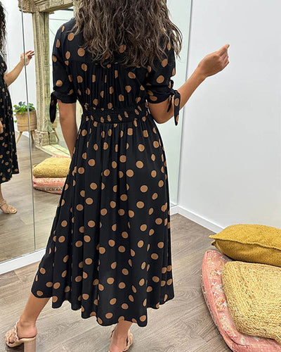 Clara | Chic Polka Dot Dress