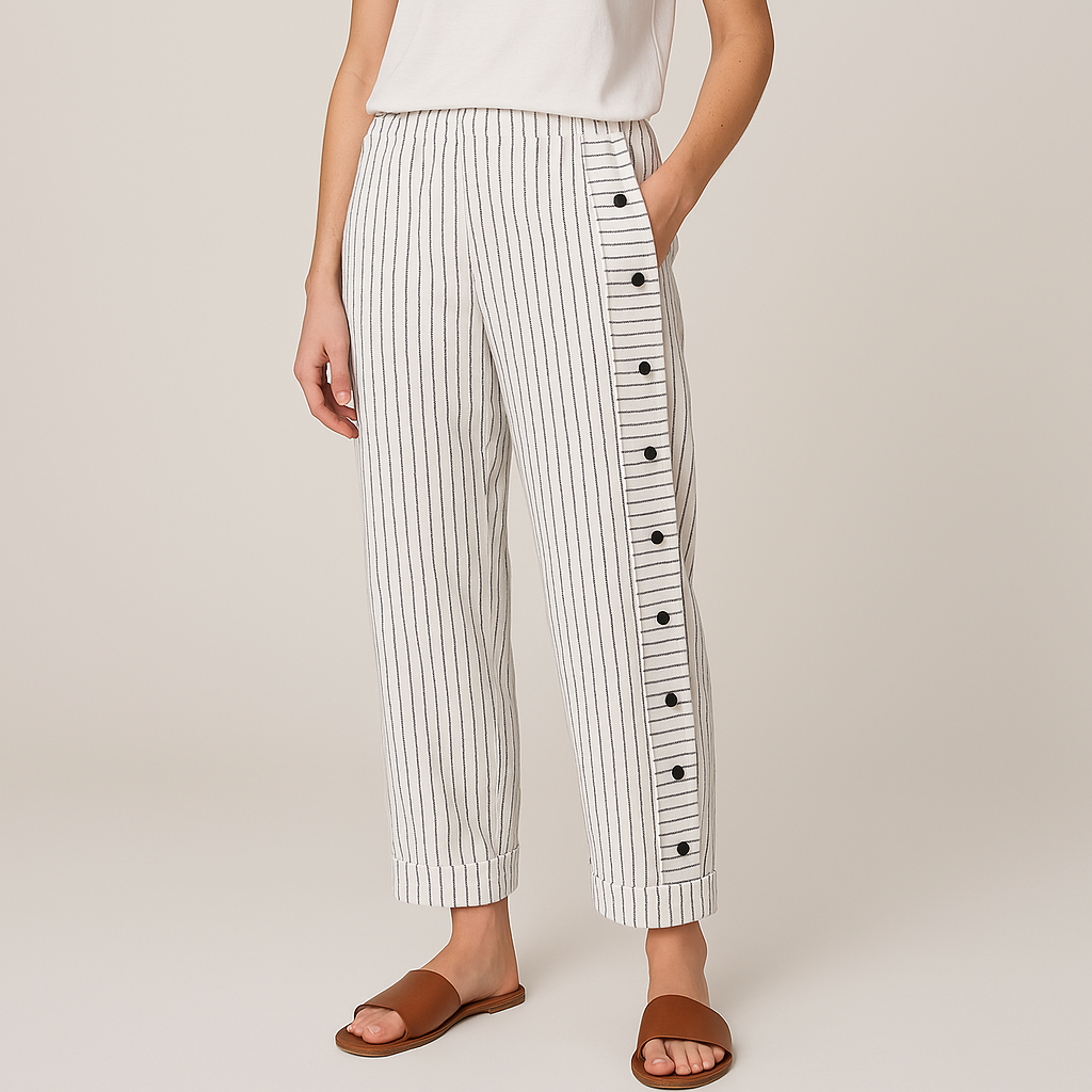 Clara | Stylish Striped Trousers