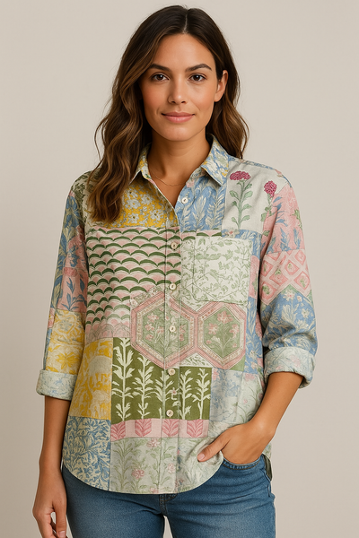 Clara | Elegant Floral Top