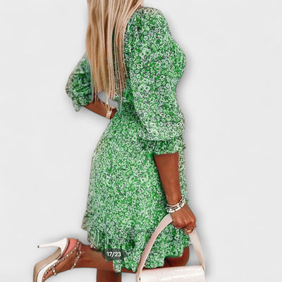 Sophie | Floral Puff Sleeve Dress