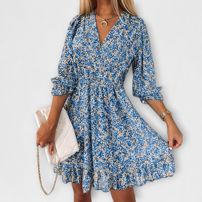 Sophie | Floral Puff Sleeve Dress