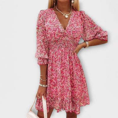 Sophie | Floral Puff Sleeve Dress