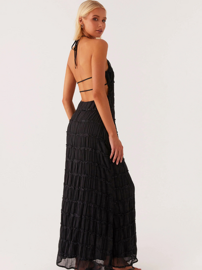 Clara | Textured Maxi Gown