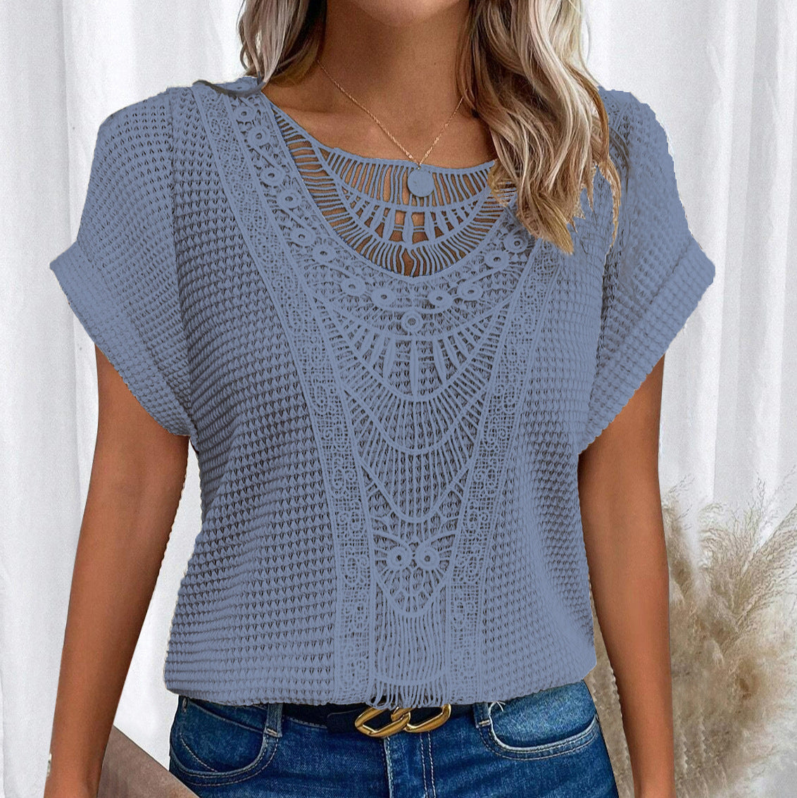 Megan | Chic Lace Blouse