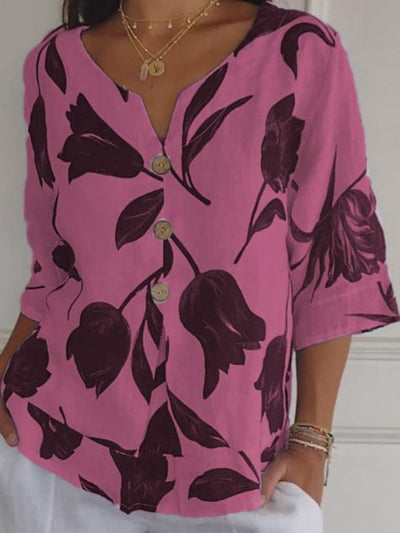 Sophie | Elegant Floral Top