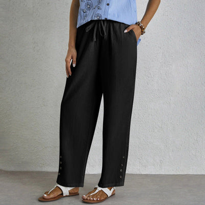 Megan | Chic Button-Up Trousers