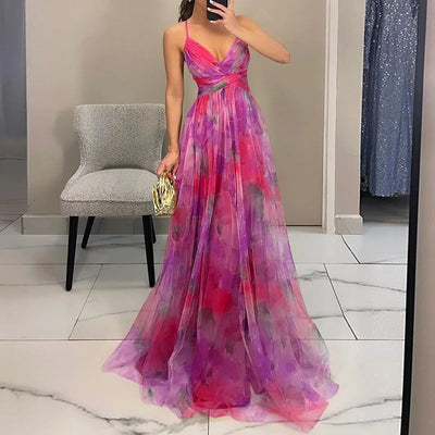 Sophie | Elegant Floral Maxi Dress