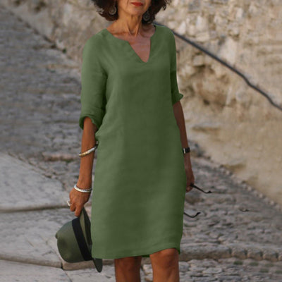 Sophie | Elegant V-Neck Dress