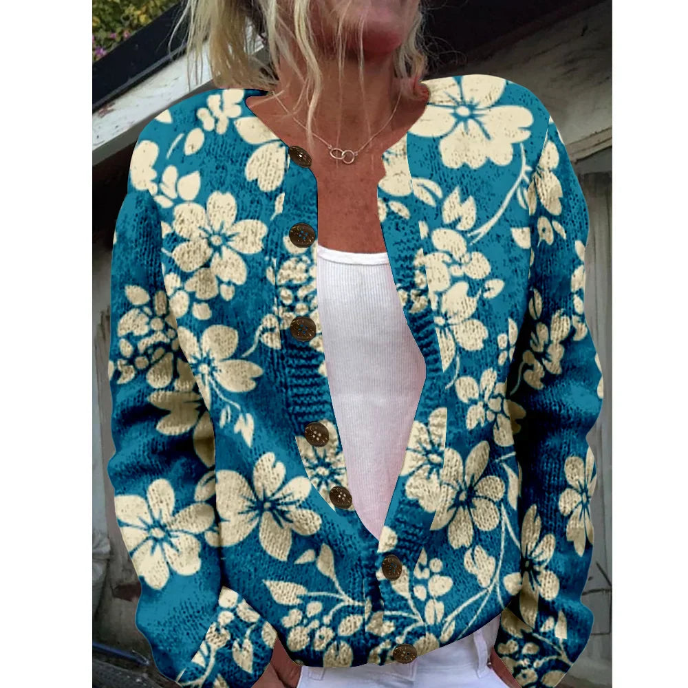 Clara | Stylish Printed Cardigan