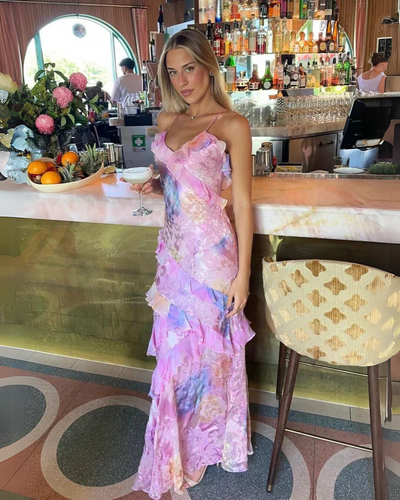 Sophie | Flowing Ruffle Gown