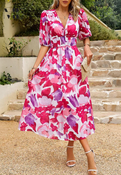 Clara | Chic Floral Dress