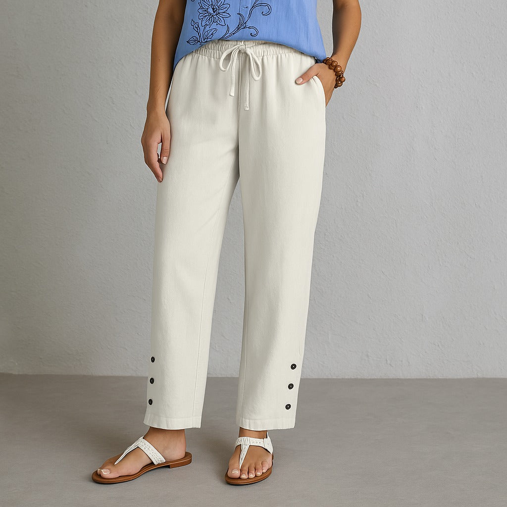 Megan | Chic Button-Up Trousers