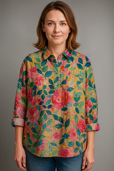 Clara | Vintage Floral Blouses