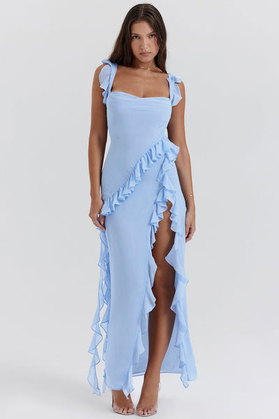 Sophie | Asymmetrical Ruffle Dress