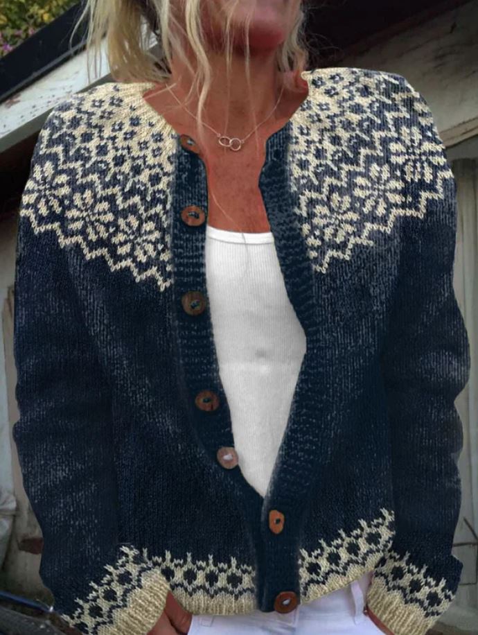 Luna | Stylish Dark Cardigan