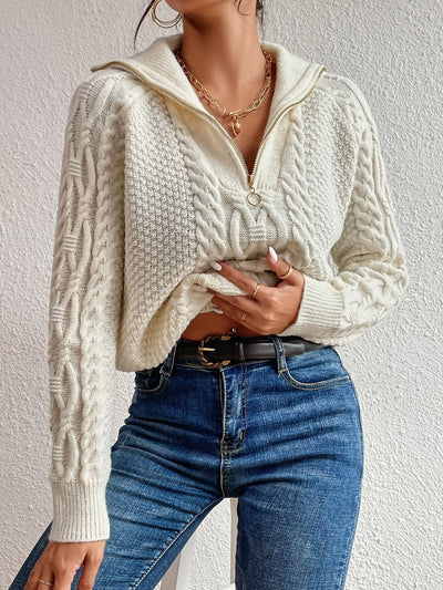 Clara | Stylish Cable Knit Jumper
