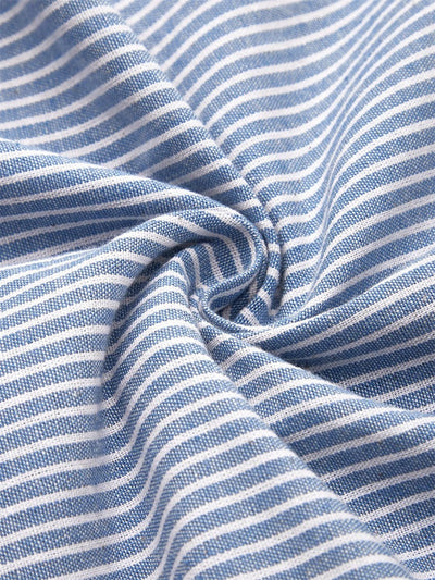 Sophie | Striped Cotton Midi Dress
