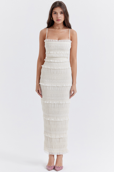 Clara | Elegant Striped Maxi